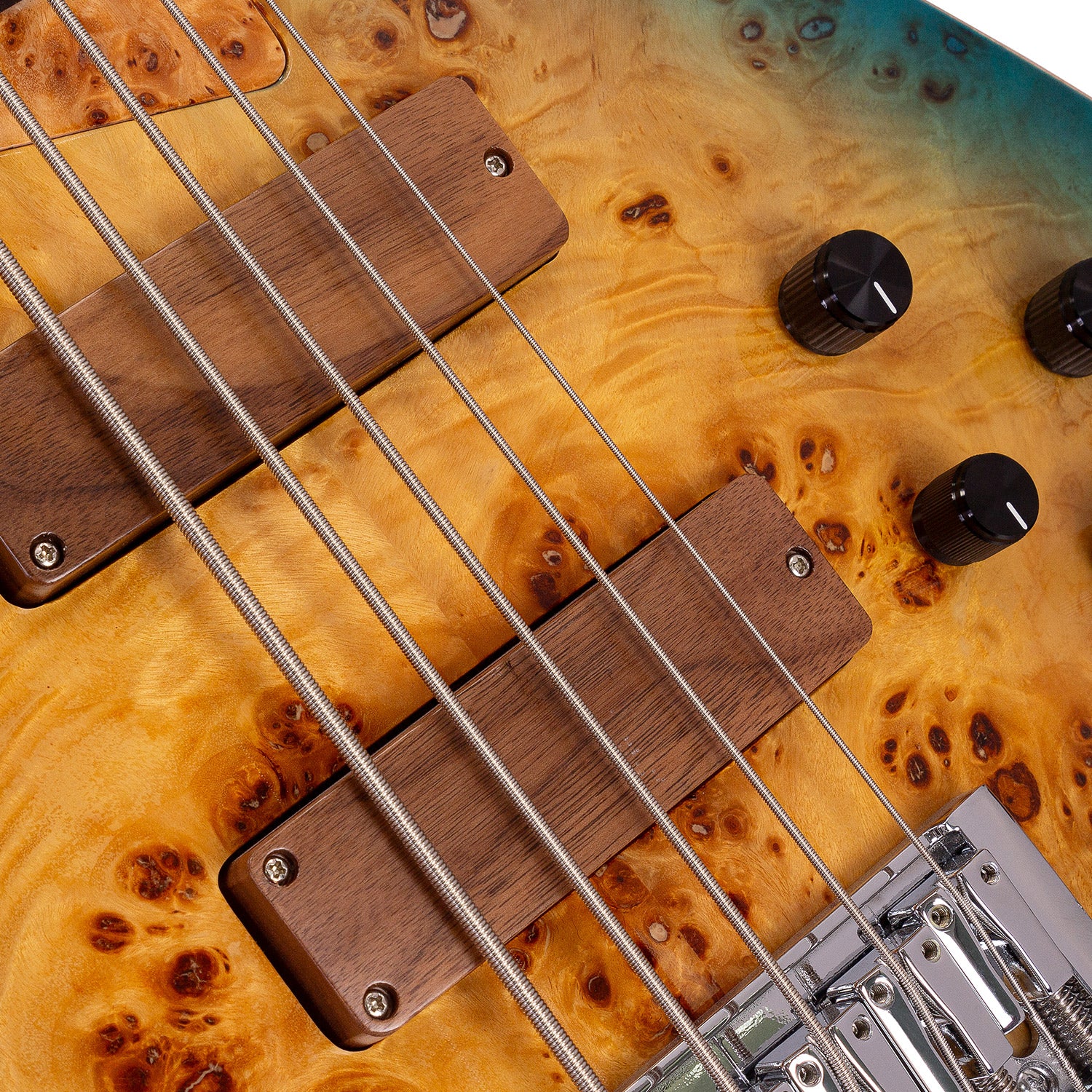 Babilon Master V Five Strings Electric Bass in Blue-Electric Bass-Babilon-Hermes Music